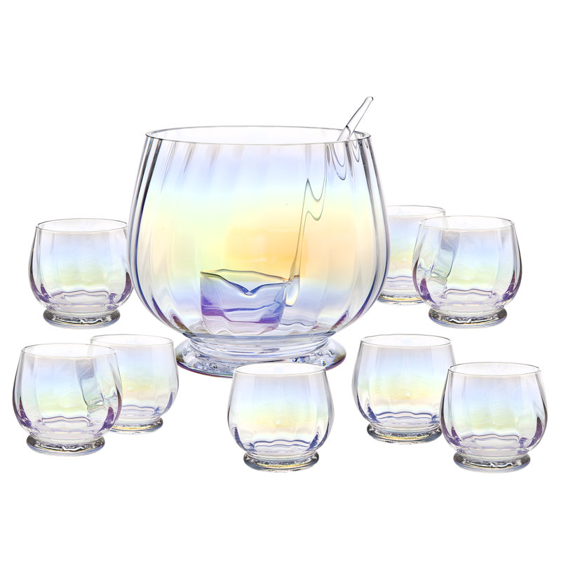 Monterey 10 Piece Punch Bowl Set