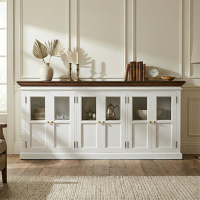 Buffet with 6 Glass Doors