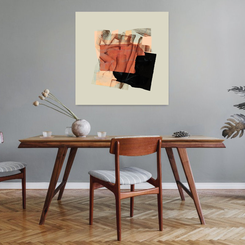 Art contemporain, art contemporain abstrait, H 32 po x l 32 po