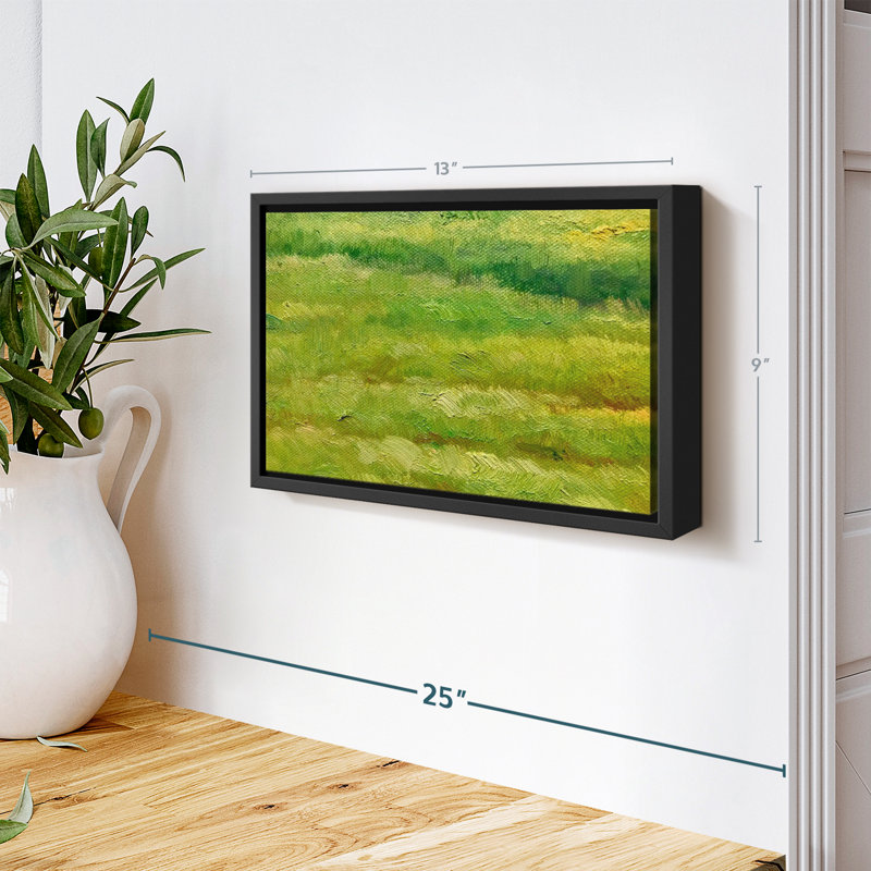 Green Fields Canvas Print, 9" H x 13" W