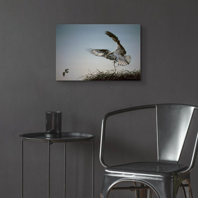 «Nest Builder» par Ron Parker, art mural en verre acrylique