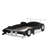 Race Car-Shaped Platform Bed With Wheels-502442467-502442466