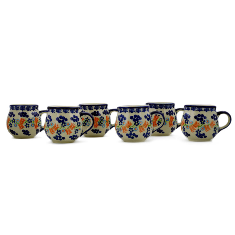 Tasse à café brillante Beauty Polish, 6, 12 oz., Baies tulipe