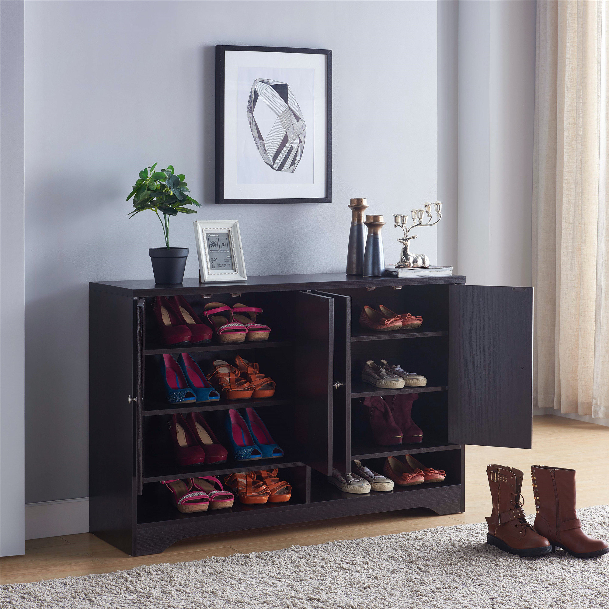 Everly Quinn 12 Pair Shoe Storage Wayfair