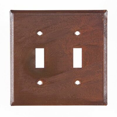 2-Gang Toggle Light Switch Wall Plate -  Irvin's Tinware, SWTC TNRT 379DSRT