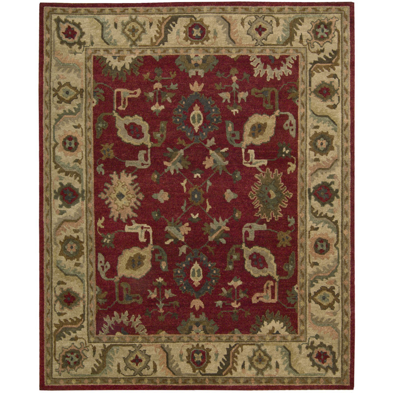Tahoe Traditional Indoor Rug, Red, Rectangle 9'9" x 13'9"