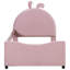 Upholstered Daybed With Rabbit Ear Shaped Headboard-587648290