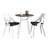 2 - Person Four Leg Dining Set-98546954