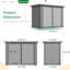 Resin Outdoor Storage Cabinet Outdoor With Lockable Openable Lid