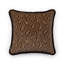 XYLEM Velvet Medium Fringed Cushion - Cosmos