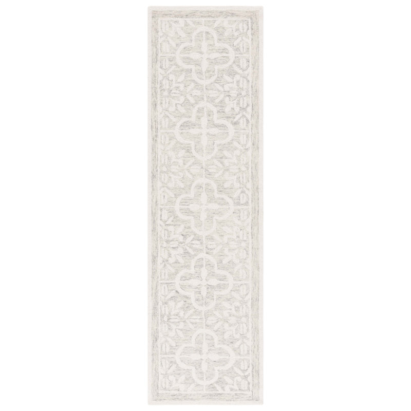 Lauren Ralph Lauren Hand Tufted Wool & Cotton Damask Rug, Runner 2'3" x 8'