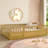 Full Size Montessori Floor Bed With Extra-High Safety Guardrails & Door, Wooden Kids Bed Frame with Slats, Natural Finish-259215790-259215779