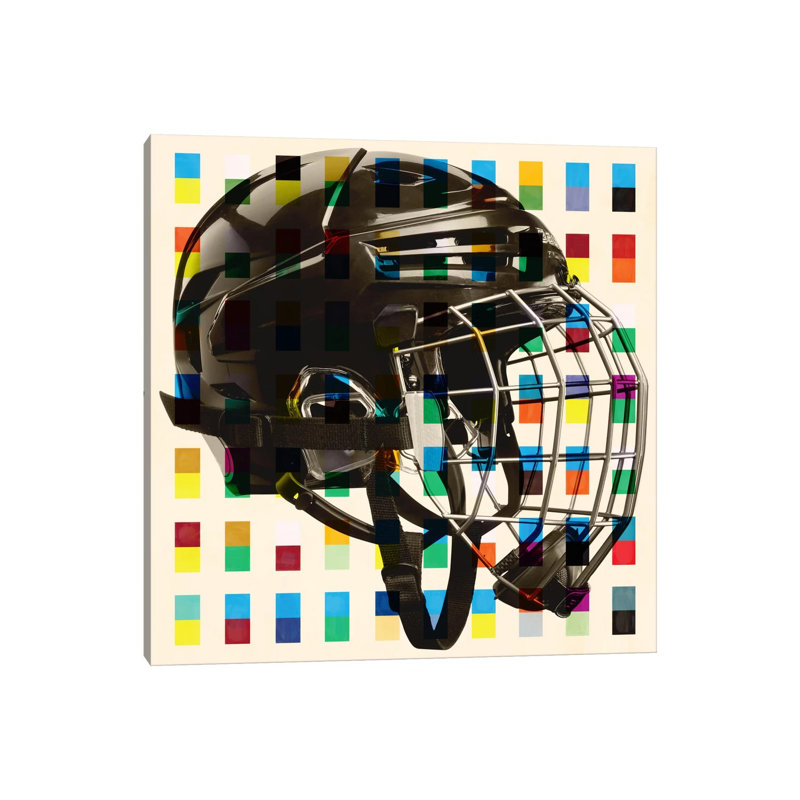 Hockey Mask by Unknown Artist - Wrapped Canvas Print, 93.98 cm H x 93.98 cm W x 3.175 cm D