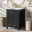 Meuble-lavabo simple 24 po avec plateau en céramique-375334755