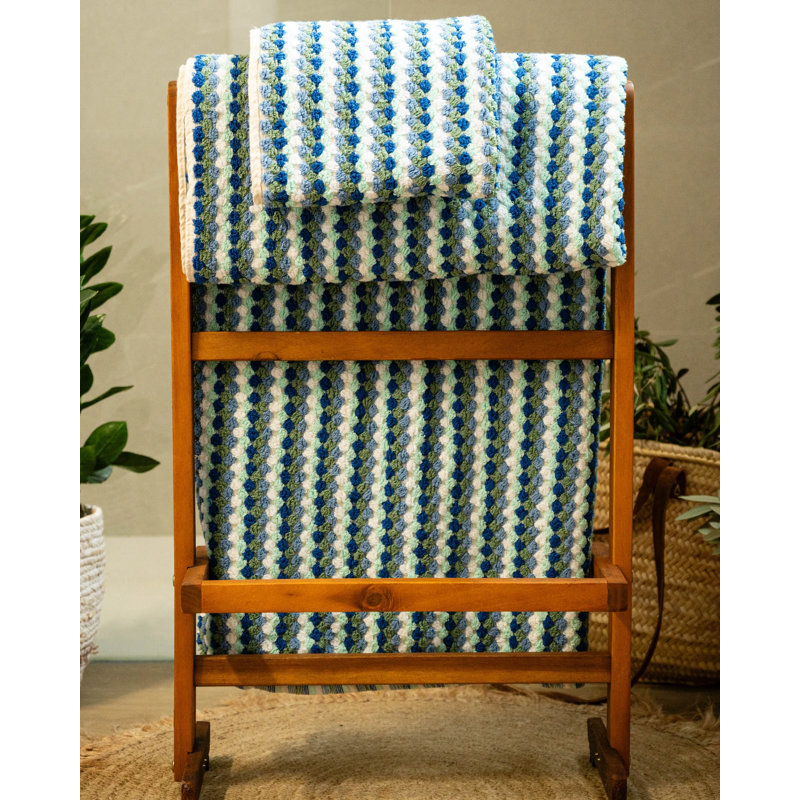 Ensemble de serviettes Marseille, Bleu
