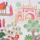 Bara Bazaar in Jewel Cotton/Linen Fabric