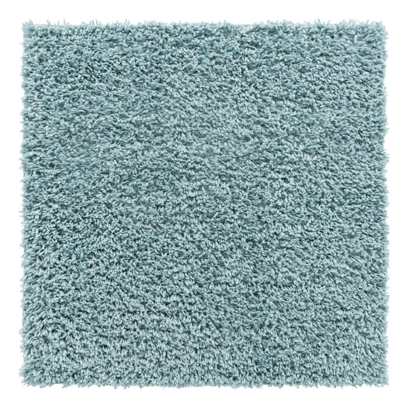 Tapis turquoise Wentworth, Carré 3 pi 1 po