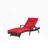Outdoor Wicker Long Reclining Chair Set of 2 with Cushions-1893226357