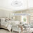 20" Led Ceiling Fans With Light Kit And Remote Control