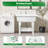 Freestanding Plastic Laundry Sink With Washboard And Faucet-123364181