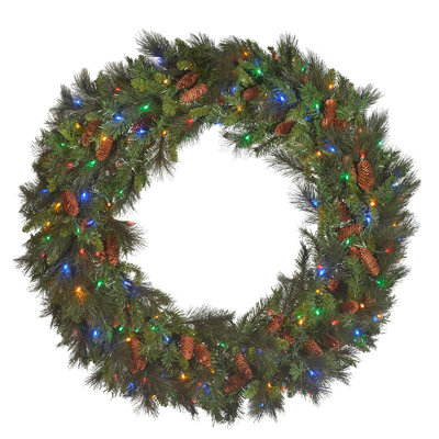Couronne 48 po Noble avec lumières DEL (blanc chaud)