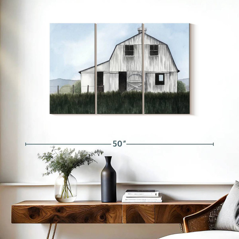 Lilie Bygone Barn II, H 24 po x l 38 po