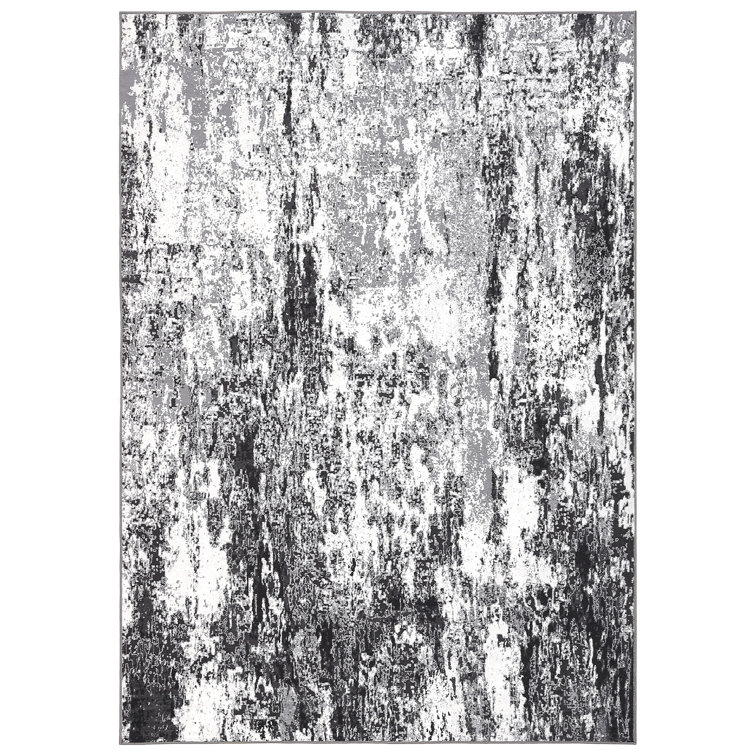 Modern Abstract Machine Washable Rug Stain Resistant Easy Cleaning Indoor Carpet With Non-Slip Backing Low Pile Floor Cover Non Shedding Folding Throw Carpet For Home Decor