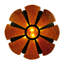 Metro Fusion 6 - Light Semi Flush Mount