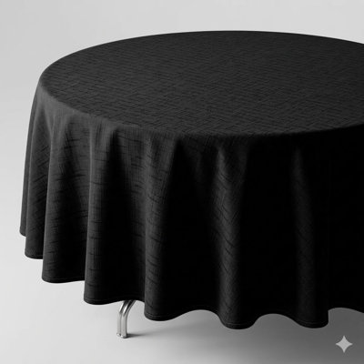 Bourland Plain Linen Look Tablecloth