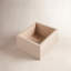 Bac de rangement en bois de paulownia naturel Idesign Ecowood, 5 po x 5 po x 2,5 po