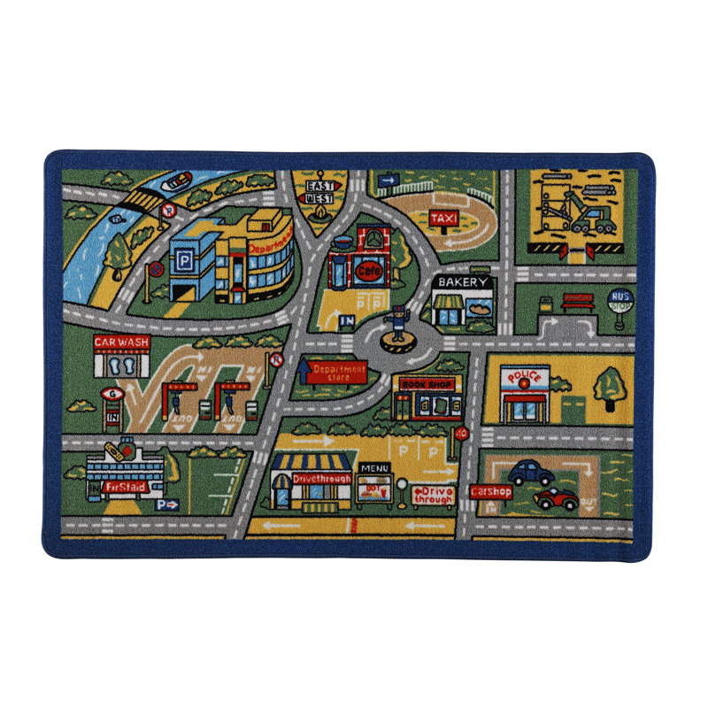 Abstract Shag Area Rug, Rectangle 140 x 191cm