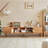 Solid wood vine weaving TV stand