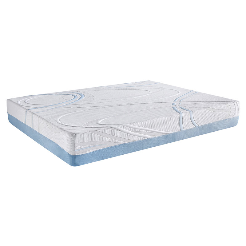 Grand matelas en mousse viscoélastique imprégnée de gel et de charbon de bois de 12 po Modern
