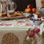 Orange Tree Tablecloth - Red/Green - 71" x 71"-894904748