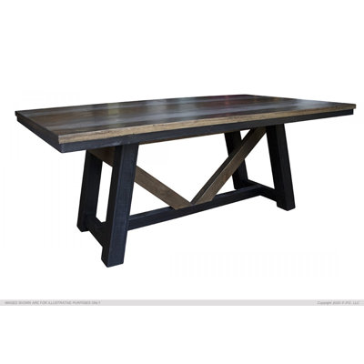 Esmael Pine Solid Wood Dining Table