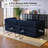 89" Corduroy Sleeper Sofa Modular Sofa Bed Compression Foam Couch Bed With 2 Pillows - No Assembly Required-76797013-79693599