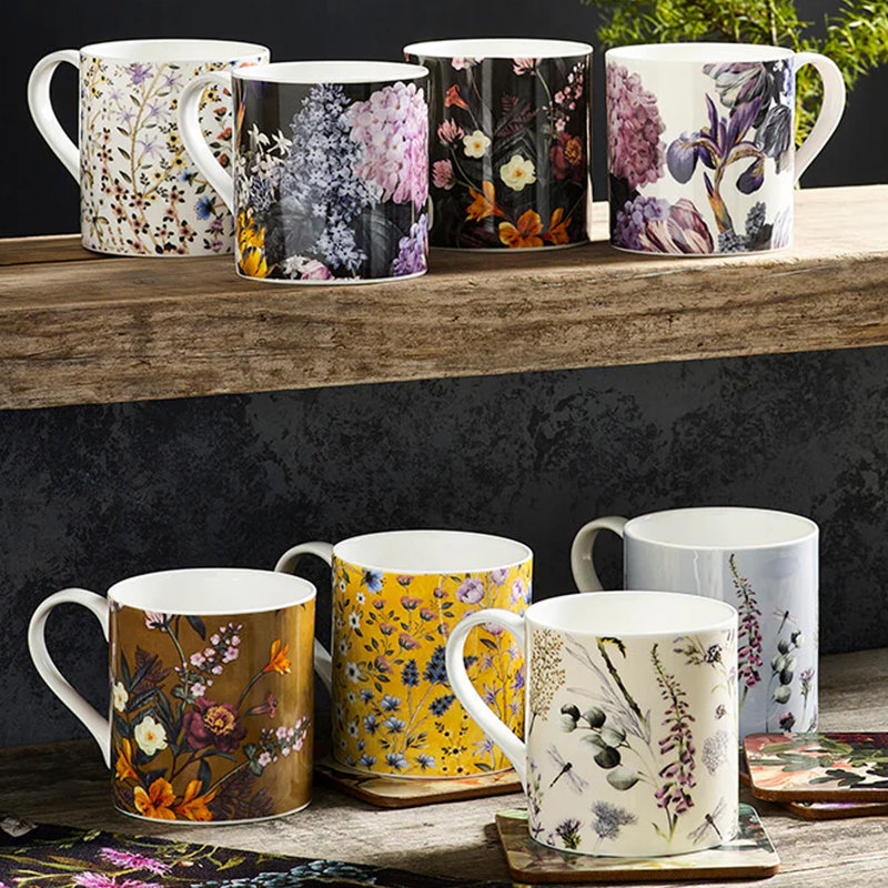 Bone China Latte Mug