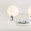 Ruba 2 Light Frosted Dimmable Vanity Light-794965107