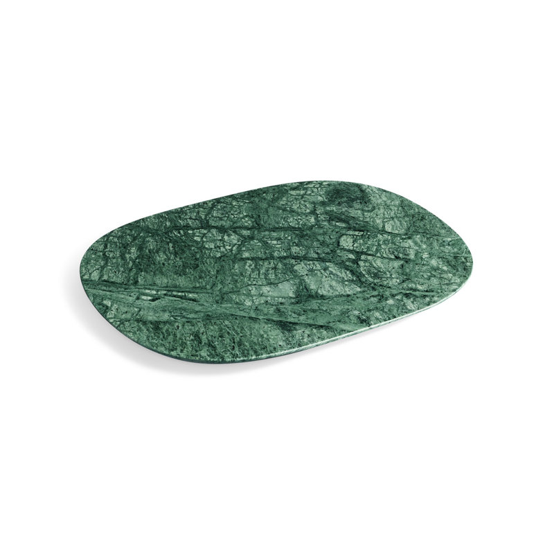 Delicious Marble Decorative Tray, Green Marble, 1" H x 16" W x 13" D