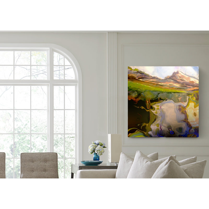 God's Country - peinture sur toile tendue, H 16 po x l 16 po