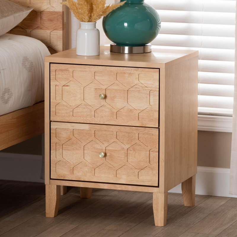 Edilsar 17.7'' W Solid Wood Nightstand
