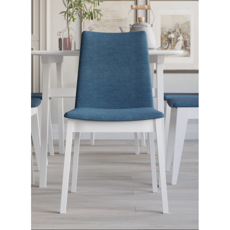 Fabric Linen Upholstered Parsons Chair