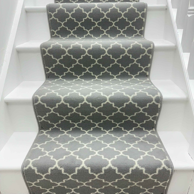 Stair Runner Geometric Area Rug, Runner 60 x 450 cm