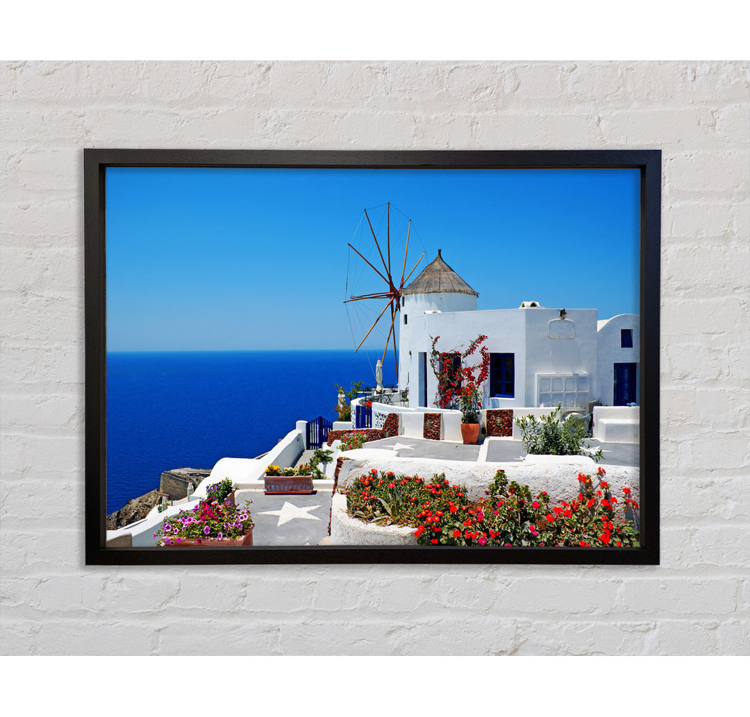 The Magic Of Santorini - Einzelner Bilderrahmen Kunstdrucke auf Leinwand