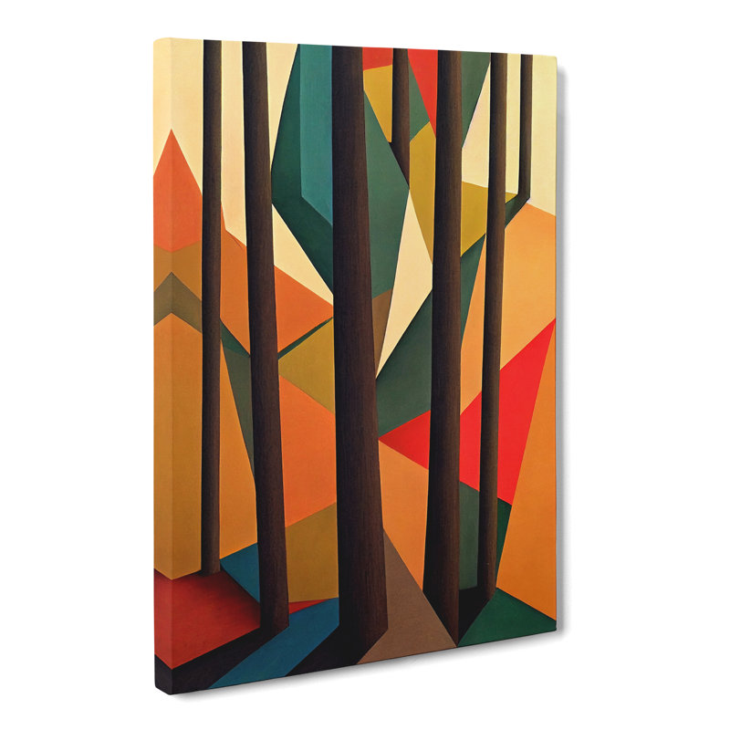 Tree Abstract Block Vol.3 - Wrapped Canvas, 60cm H x 40cm W x 3cm D