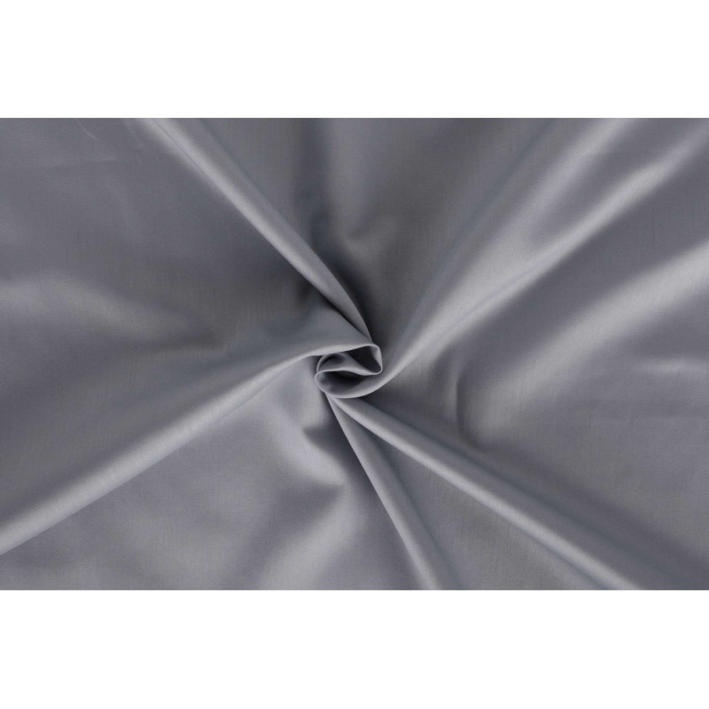 Luxury Satin Quilt Cover Set (1 Duvet Cover & 1 Pillowcase), Grey, 54 x 79 | 100% Cotton Satin, 210 Thread Count | Easy Care, Machine Washable, Elegant Reactive Printing, Stylish & Comfortable Bedding