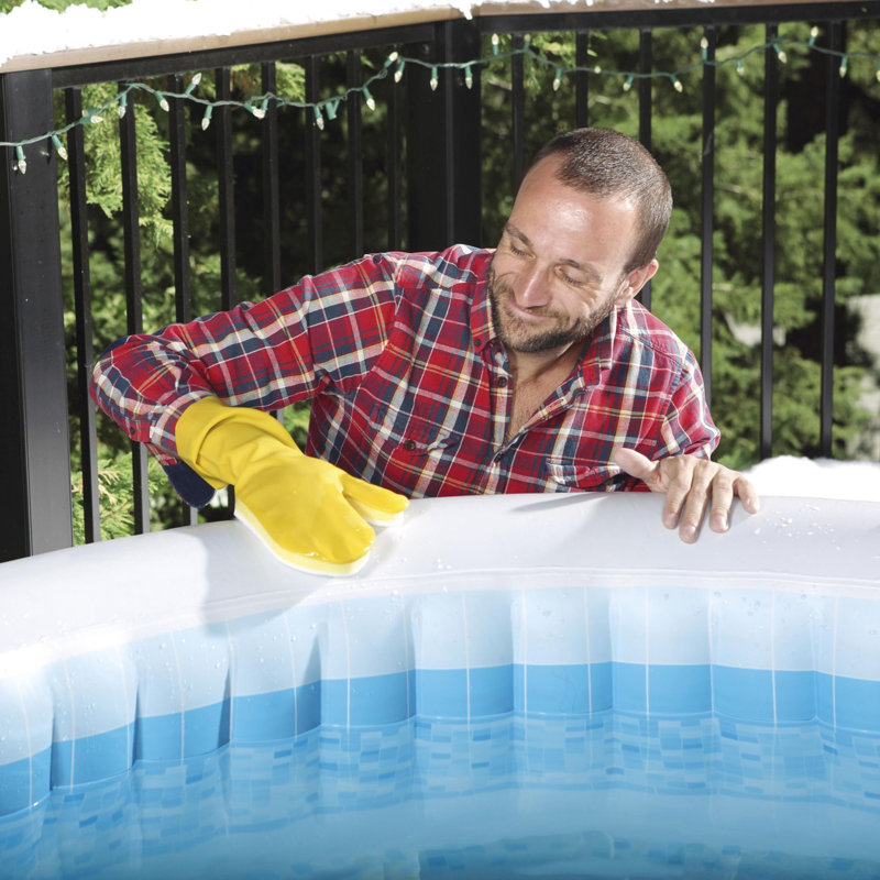 Bestway SaluSpa All In One 3 Piece Cleaning Tool Accessory Set for Hot Tub Spa