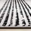 Tapis à branches tribales / Sud-Ouest, rayé 5 pi x 8 pi (5 pi 3 po x 7 pi 7 po), blanc contemporain contemporain - salon, chambre à coucher, salle à manger et cuisine-2116863215