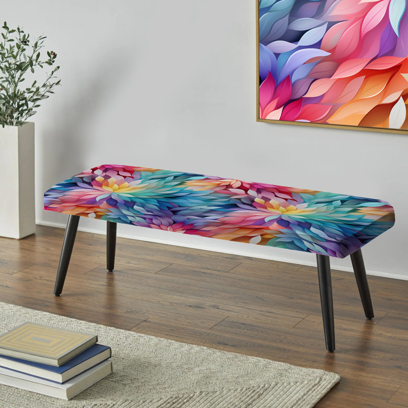 Upholstered Black Bench, Renewed Energy Mediation