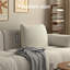 Beige Rectangular Lumbar Cushion
